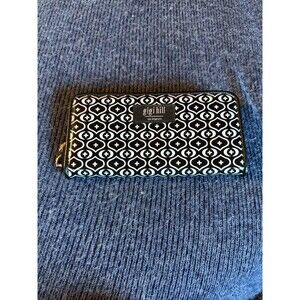 Gigi Hill Los Angeles Full Zipper Accordion Wallet Black/White Printed